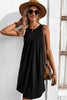 Round Neck Sleeveless Mini Dress