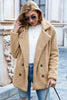 Full Size Lapel Collar Sherpa Coat