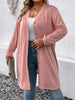 Plus Size Button Down Longline Cardigan