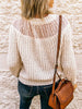 Round Neck Rib-Knit Sweater