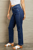 Judy Blue Kailee Full Size Tummy Control High Waisted Straight Jeans