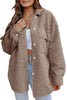 Collared Neck Button Front Coat with Pocket