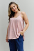 HOPELY High Love Spaghetti Strap V-Neck Top