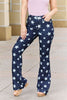 Judy Blue Janelle Full Size High Waist Star Print Flare Jeans