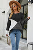 Color Block Round Neck Sweater