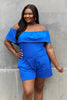 Culture Code Full Size Off The Shoulder Romper