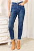 Judy Blue Full Size High Waist Released Hem Slit Jeans